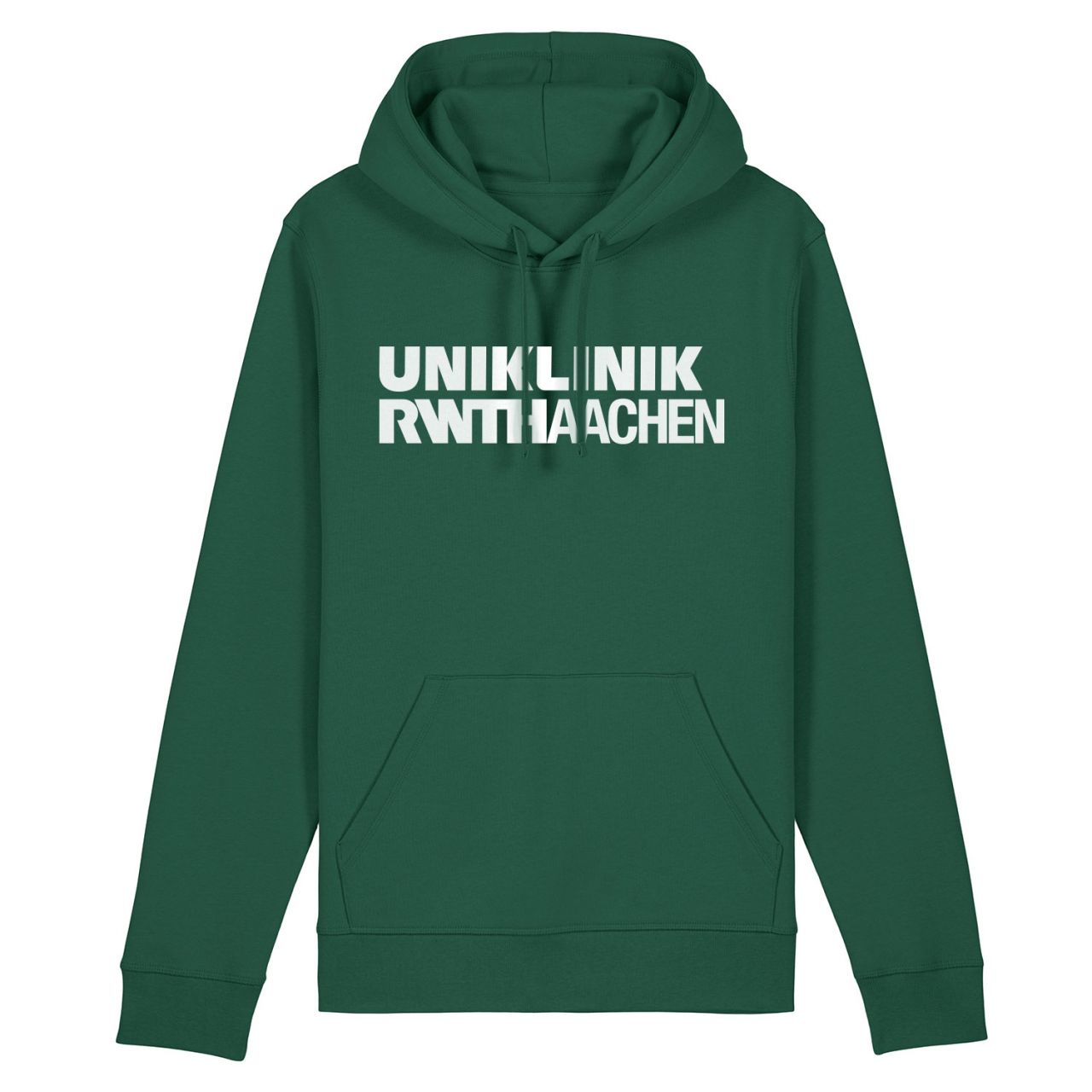 Unisex Hooded Sweatshirt, bottle green, corporate